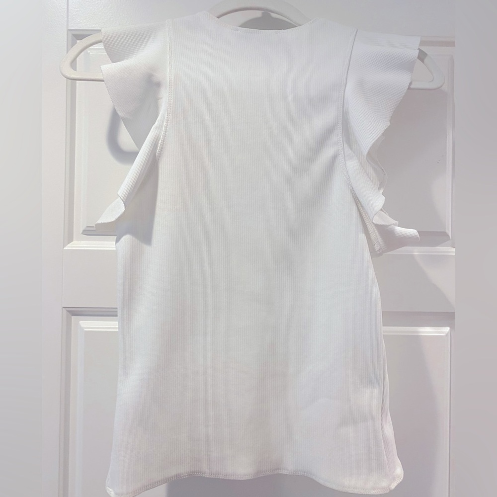 Shop FLETCH Sadie Ruffle Flutter Top - Picture 2 of 4